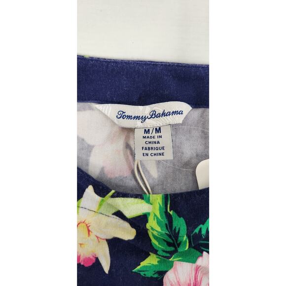 Tommy Bahama Women's Tropicalia Shift Dress, Size M, In Island Navy, Knee Length - Picture 7 of 8